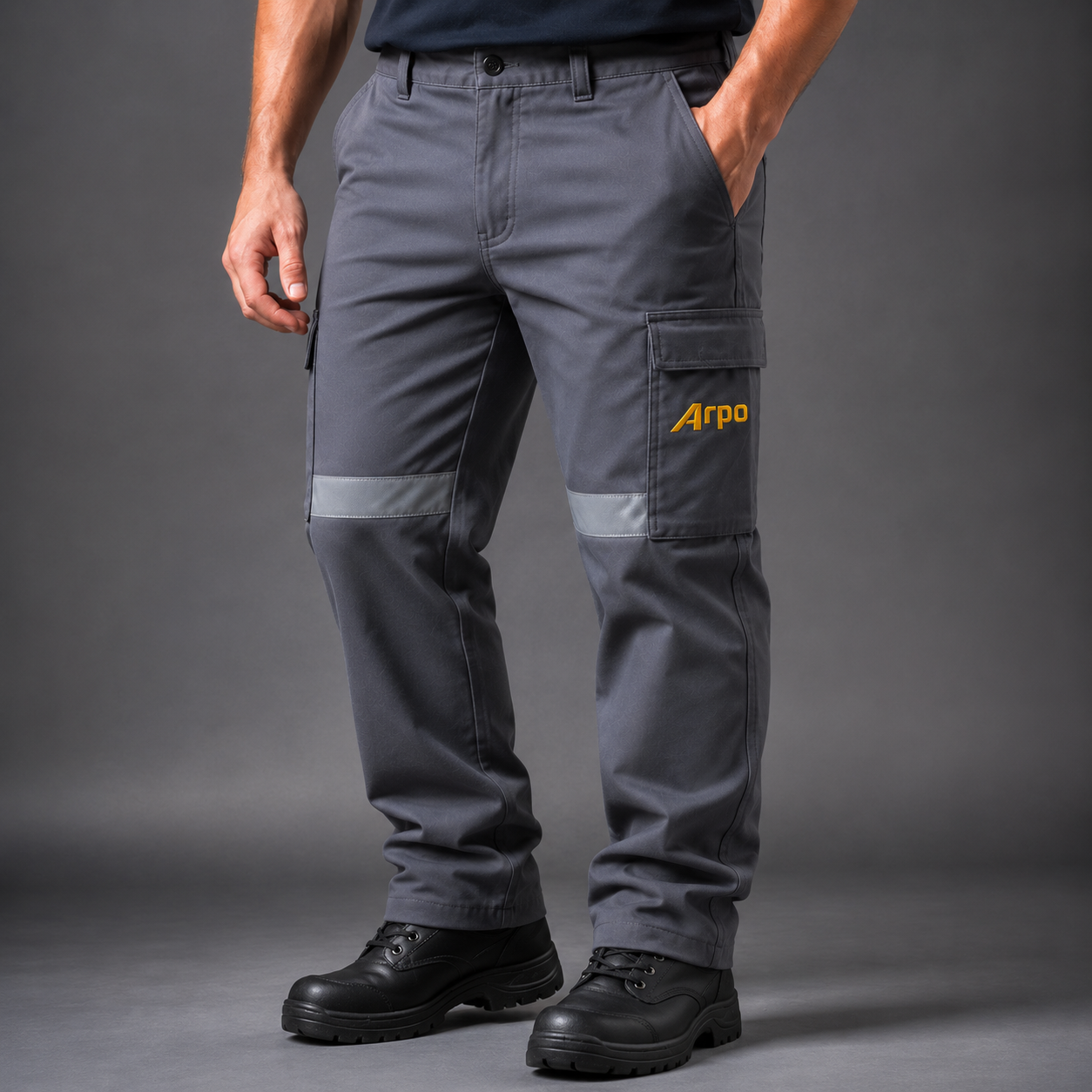Calça de brim